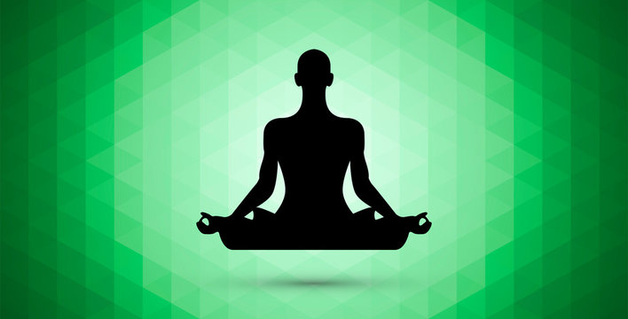 meditazione, yoga, fiore di loto