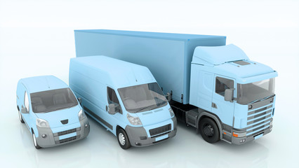 international shipping and delivery of goods, 3d illustration