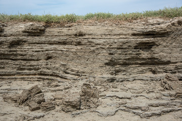 couches sediments havre st germain sur ay