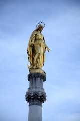 Fototapeta premium Zagreb (Croatie) : Cathédrale Saint-Etienne et alentours