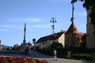 Fototapeta na wymiar Zagreb (Croatie) : Cathédrale Saint-Etienne et alentours