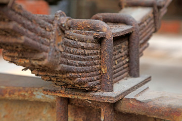 oxidation rust top clamp plate