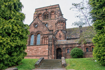 Fototapeta na wymiar Outside view of a Church in England