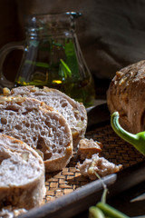 salami und brotzeit