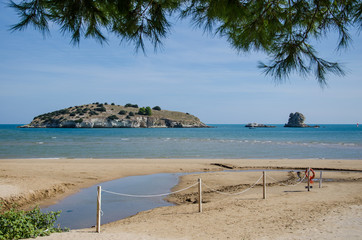 Mittelmeerküste in Italien am Gargano 