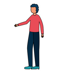 young man avatar character icon