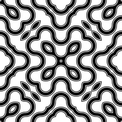 Design seamless monochrome decorative pattern