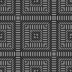 Design seamless monochrome square pattern