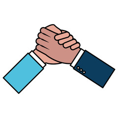 hands business persons done deal