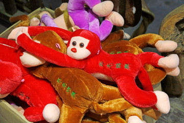 Cloth crafts monkey