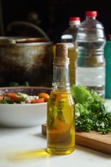 ingredient for the vegatable salad