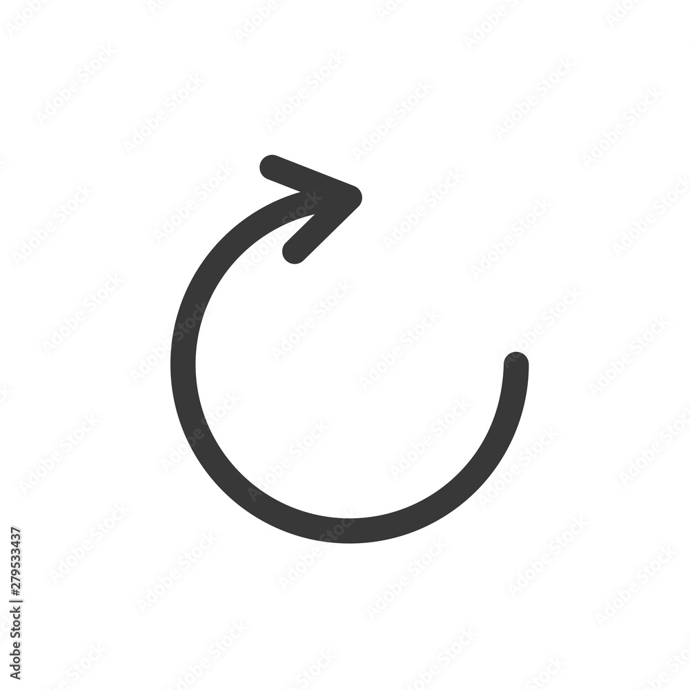 Poster arrow icon template color editable. arrow symbol vector sign isolated on white background. simple lo