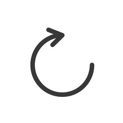 Arrow icon template color editable. Arrow symbol vector sign isolated on white background. Simple logo vector illustration for graphic and web design.