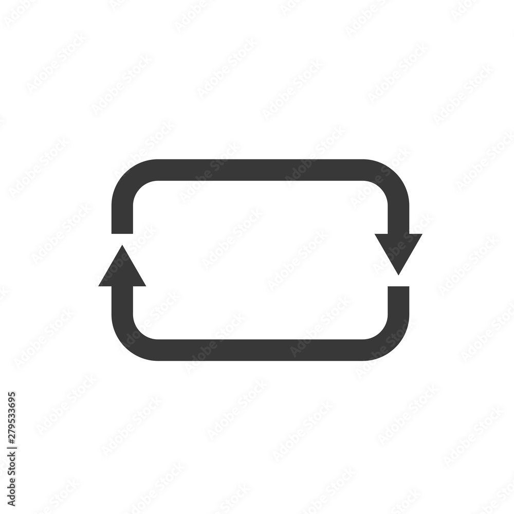 Poster arrow icon template color editable. arrow symbol vector sign isolated on white background. simple lo