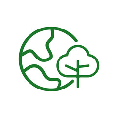 World environment icons Logo Concepts. World Ecology vector for web. Eco Vector Line Icons. Icons Electric Car, Global Warming, Forest, Organic Farming and more. Editable Stroke. Recycle Icon