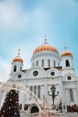 Moscow Christmas Cathedral of Christ the Saviour