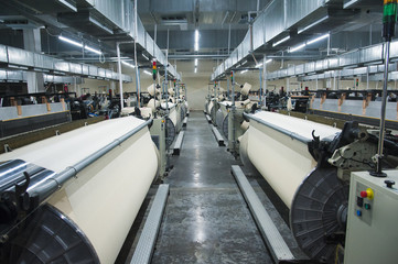 Industrial fabric production line