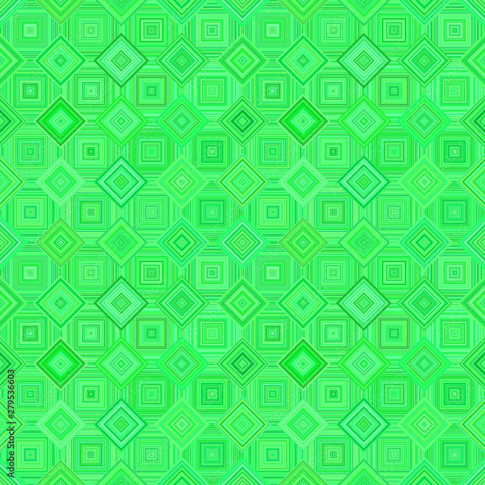 Poster green abstract diagonal square tile mosaic pattern background