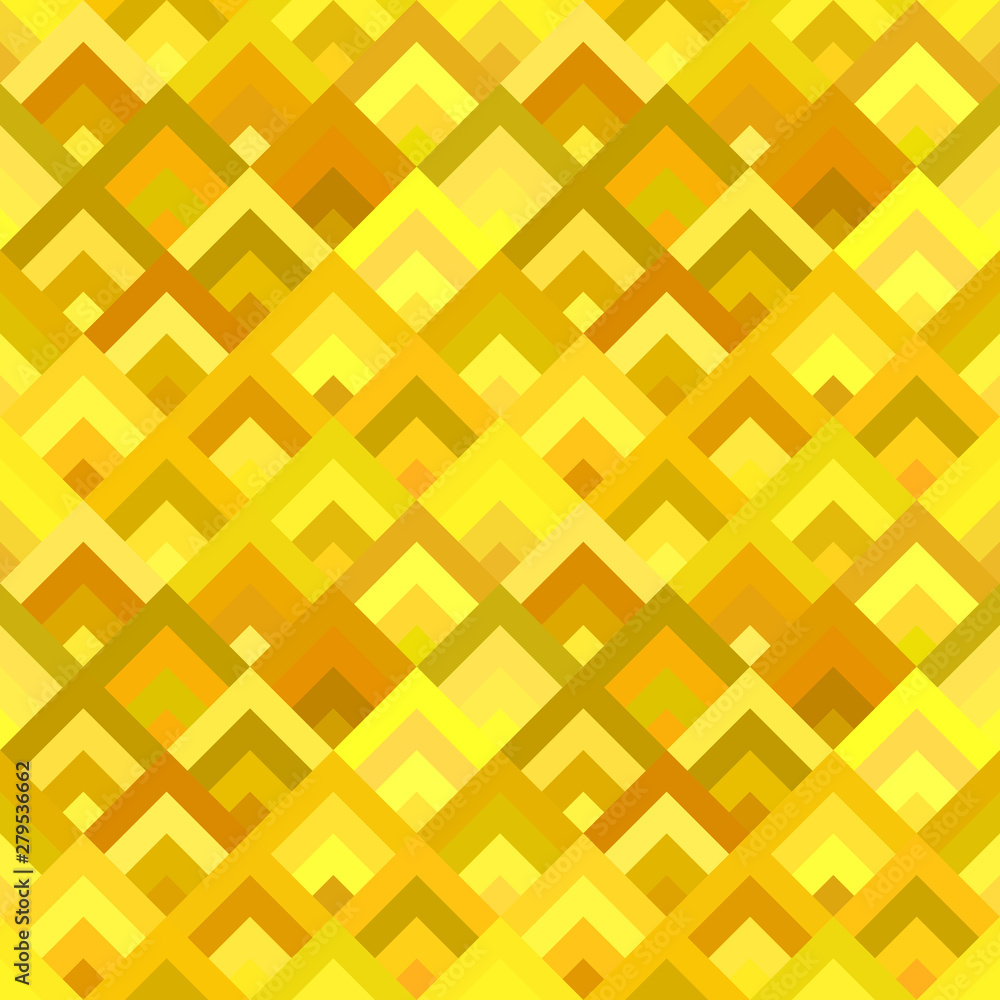 Poster yellow geometrical diagonal shape mosaic tile pattern background
