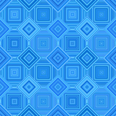 Blue geometric diagonal square mosaic tile pattern background