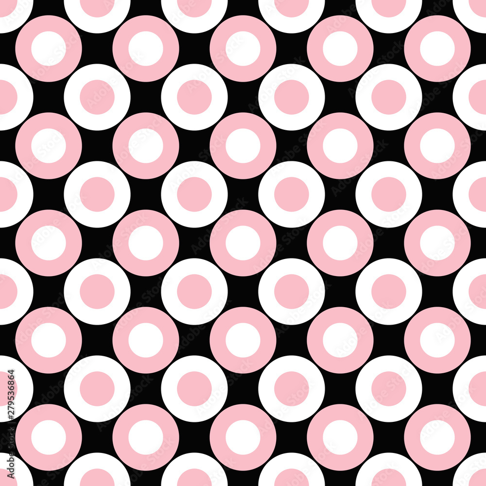 Poster abstract repeating pattern - vector circle design