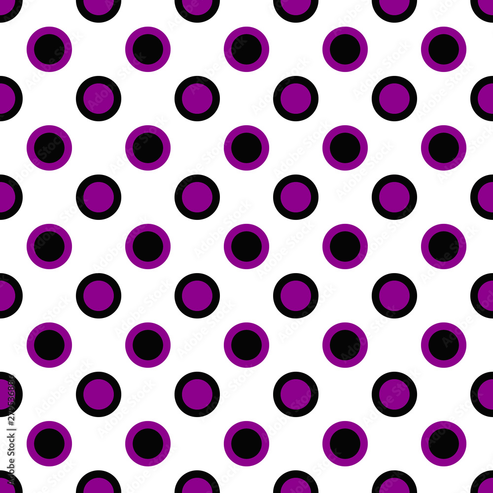 Poster simple seamless pattern - vector circle background