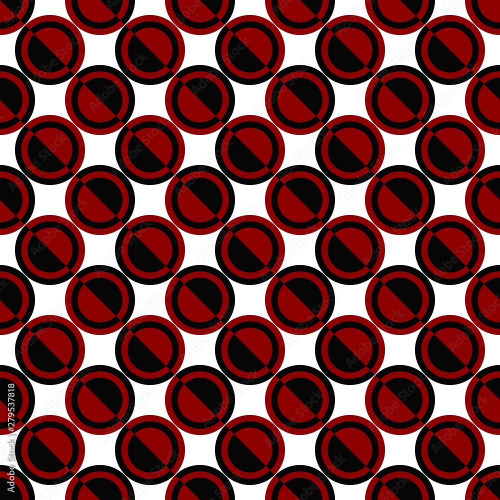 Poster abstract geometrical circle pattern background design - color vector illustration