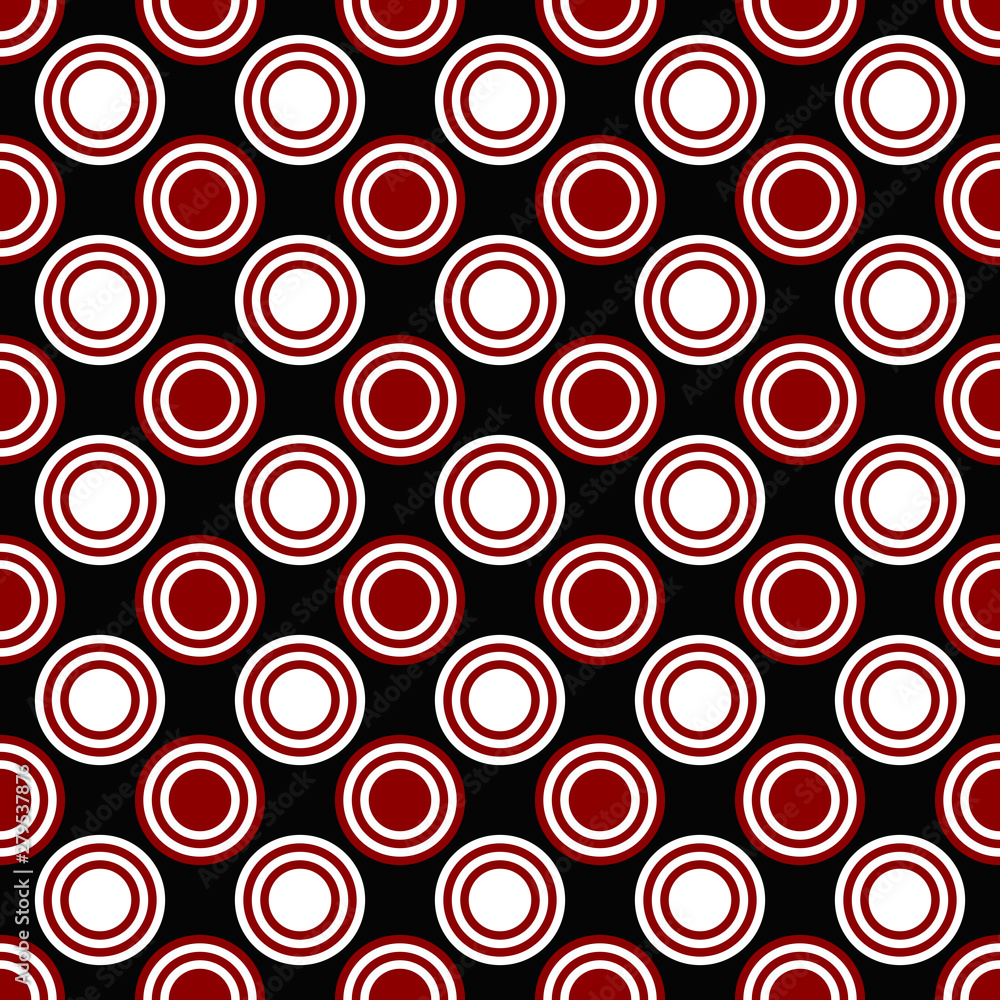 Poster seamless abstract circle pattern background design
