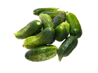cucumber isolated on white background
