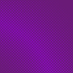 Purple halftone diagonal square background pattern template