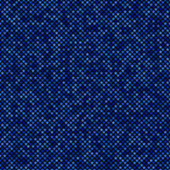 Blue abstract seamless pentagram star pattern background - vector design