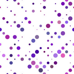 Colorful seamless dot pattern background - vector graphic