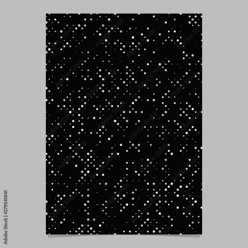 Poster geometric dot pattern background flyer template - vector design