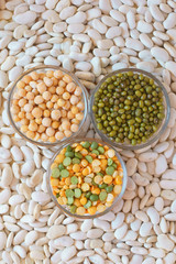 cereals, legumes, healthy food for vegetarians