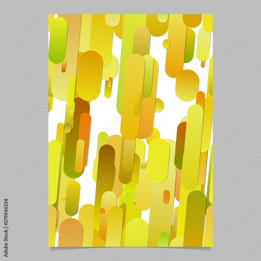 Poster yellow modern gradient stripe pattern brochure background