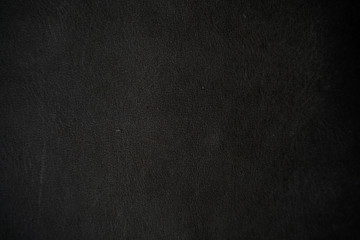 Leather texture abstract background, Genuine black leather