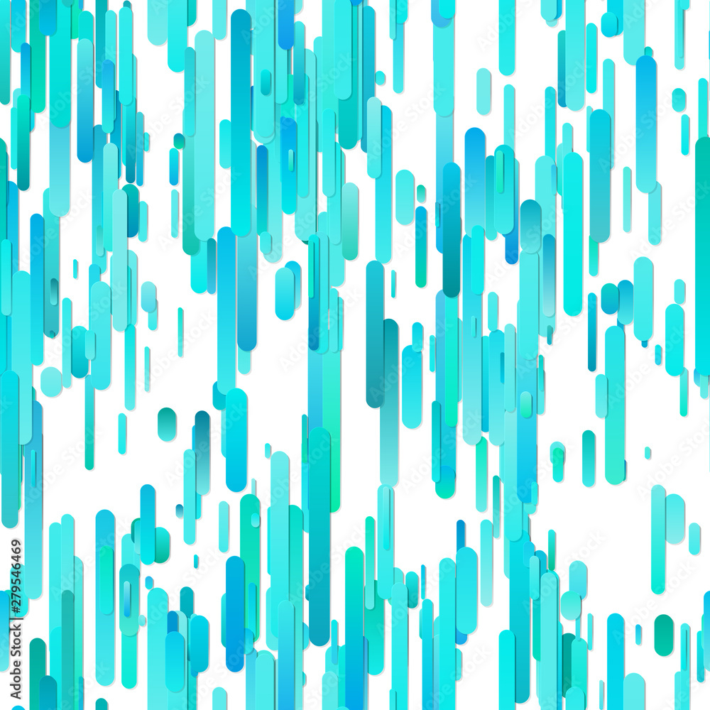 Poster trendy gradient background with vertical rounded stripe pattern