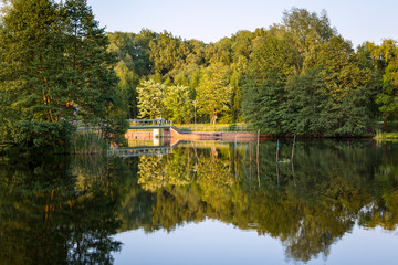 The river Spree near Beeskow, Brandenburg.
