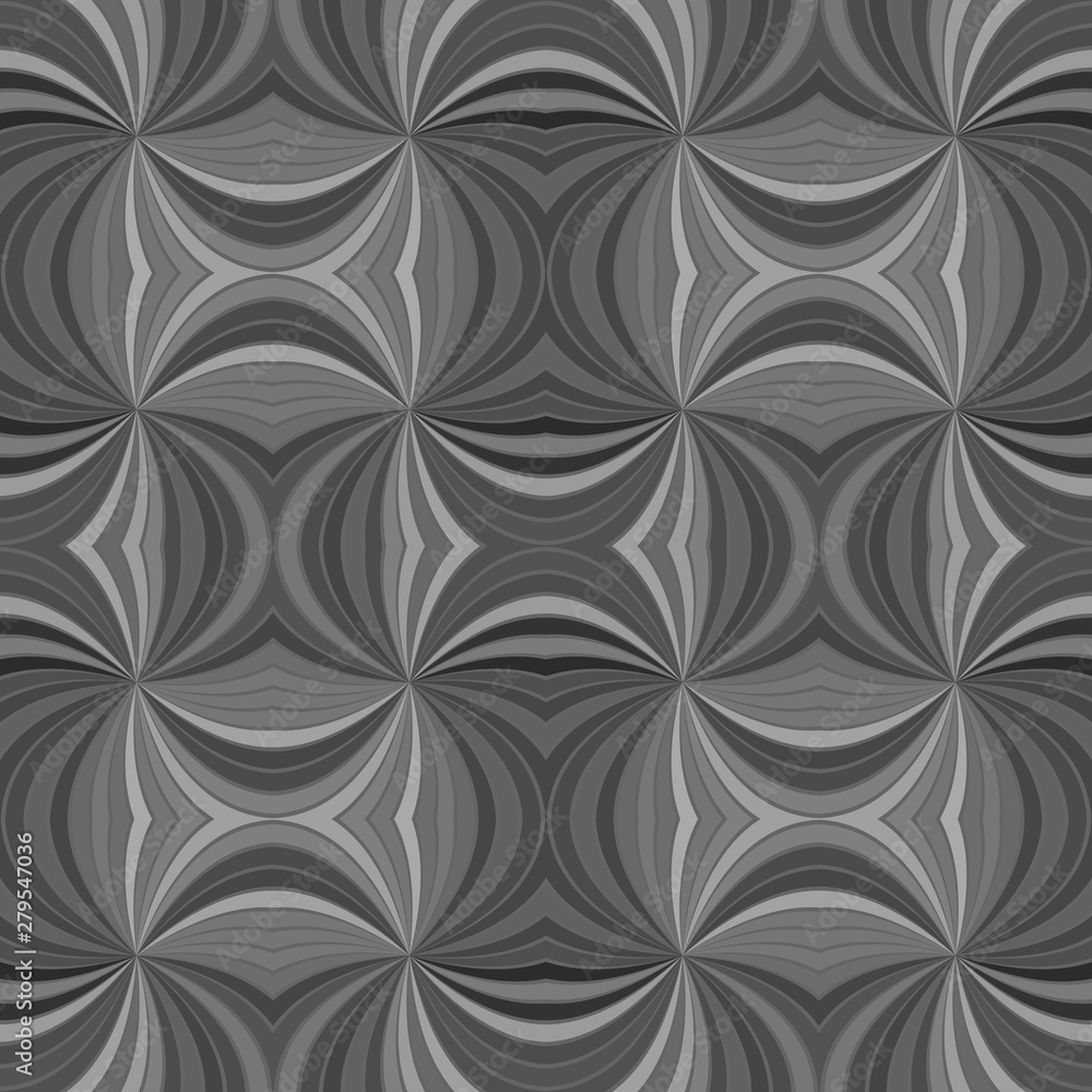 Poster grey psychedelic abstract seamless striped vortex pattern background design