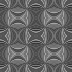 Grey psychedelic abstract seamless striped vortex pattern background design