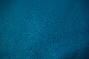 Detail of blue genuine leather pattern