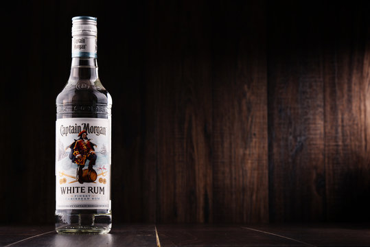 Bottle of Captain Morgan Rum