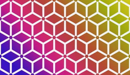 Template Background With Curved Line. Vector Illustration. Abstract Blurred Gradient. For Flyer, Screen, Business Presentation