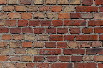 Old brick wall texture background