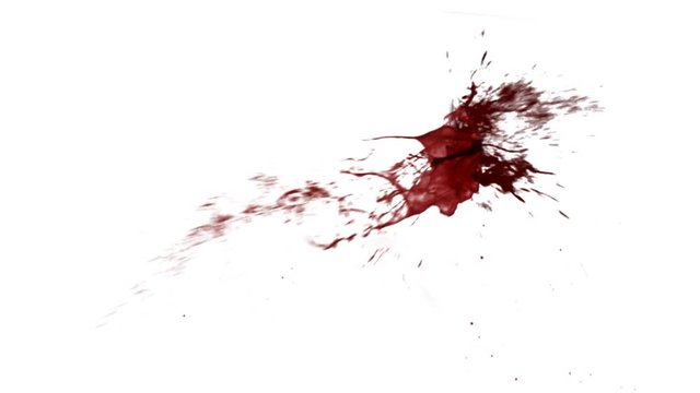 Blood Burst 4K PNG Alpha Channel