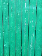 Blue aquamarine green wooden background - Painted old wood facade