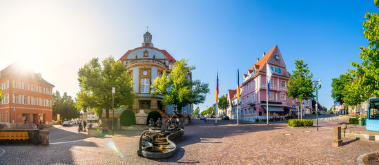 Blaues Rathaus, Donaueschingen, Schwarzwald, Deutschland 