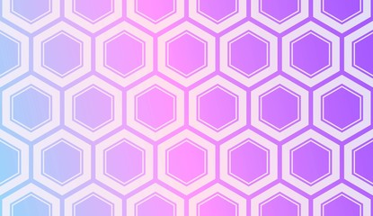 Modern Pattern With Curved Line. Geometric Elements. Blurred Gradient Background. Design For Screen, Presentation, Wallpaper. Holiday Object. Vector Illustration