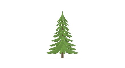 Tree Nature Background 3D Rendering