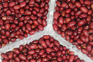 grains of red beans